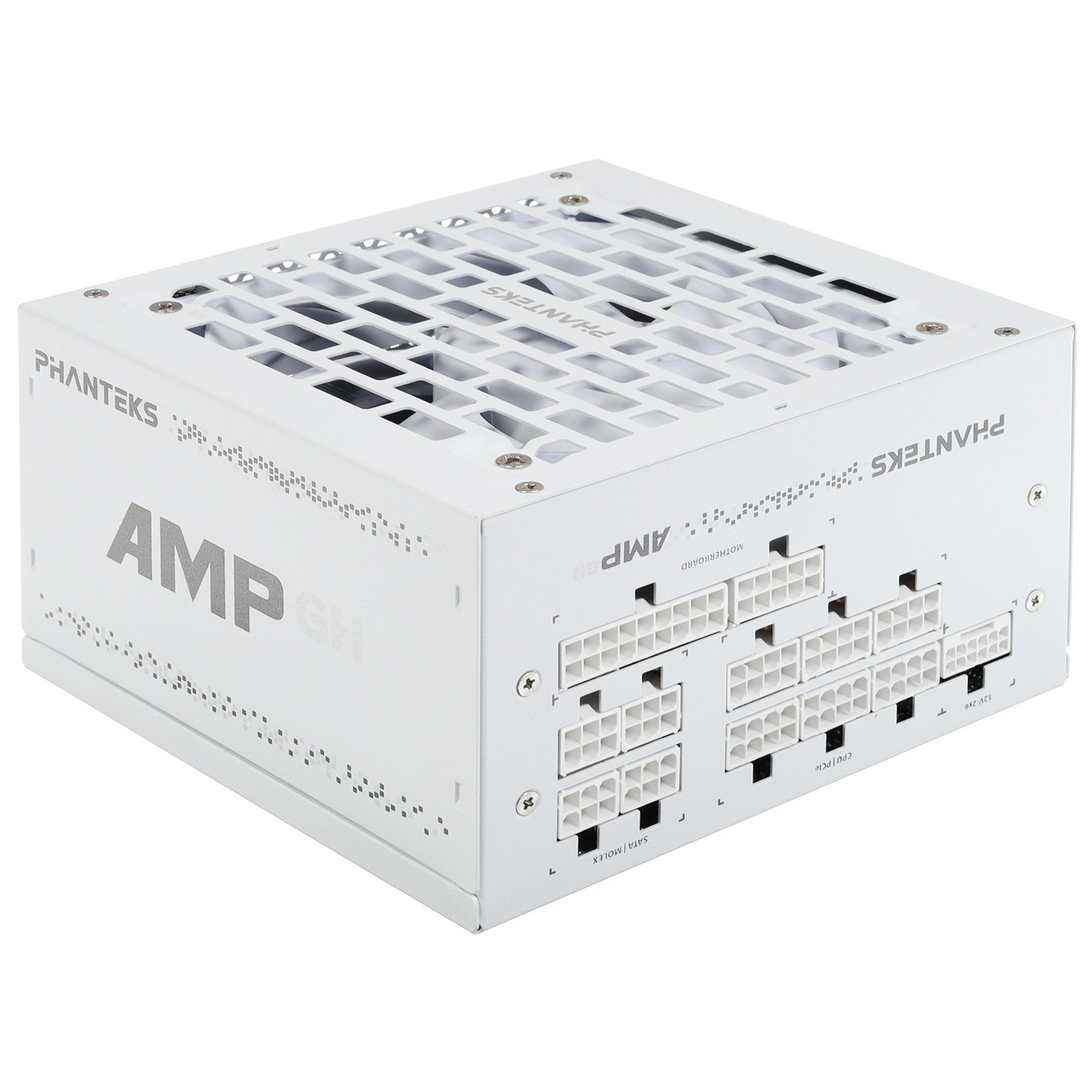 PHANTEKS AMP GH 1200W (80 Plus Platinum, ATX 3.1, PCIe 5.1, APFC, 120mm Fan, Fully Modular, White) / PH-P1200GR_WT01
