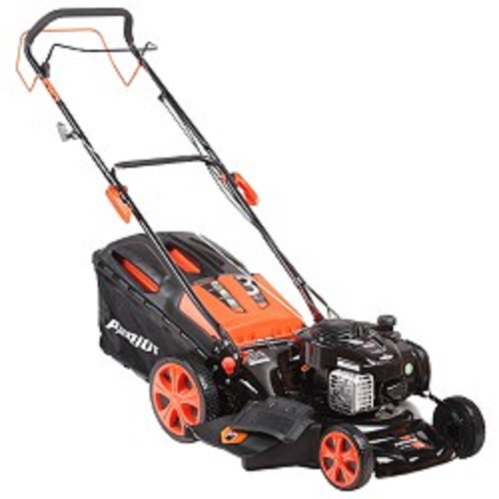 PATRIOT PT 47BS Газонокосилка бензиновая [512109016] {Двиг. Briggs&amp;Stratton, раб. Об. 148сс, мощн. 3.5 л.с., раб. Шир. 46см, регул. высоты 30-75мм прорезин. колеса 178-254мм, травосбор. 60л}
