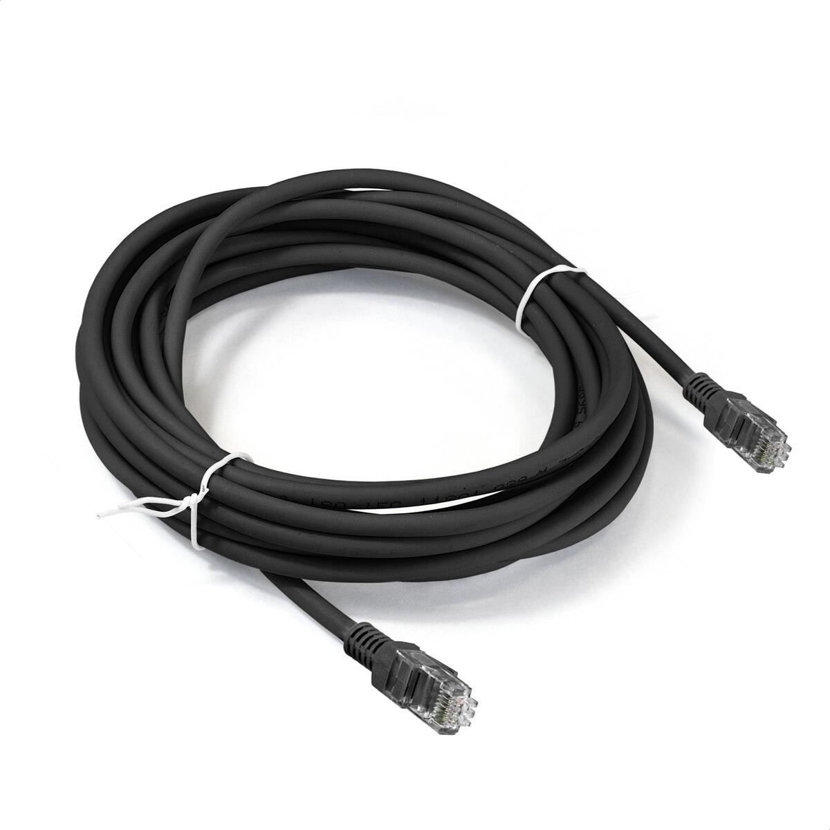 Exegate EX300500RUS Патч-корд медный ExeGate UTP-RJ45-RJ45-5e-CU-5M-BK, UTP, cat.5e, 5м, черный