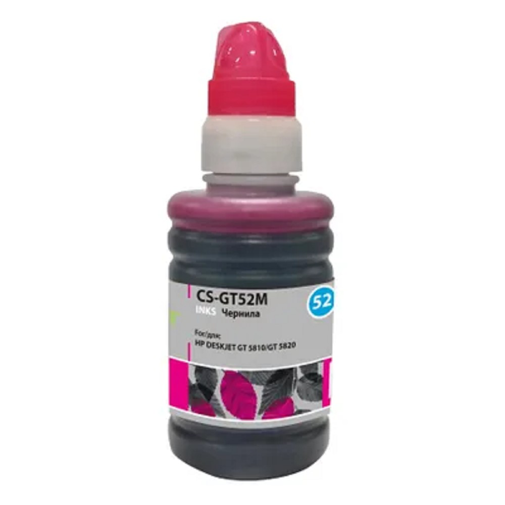 Cactus CS-GT52M(B) Чернила для HP DeskJet GT 5810/5820/5812/5822, пурпурный, 100 мл.