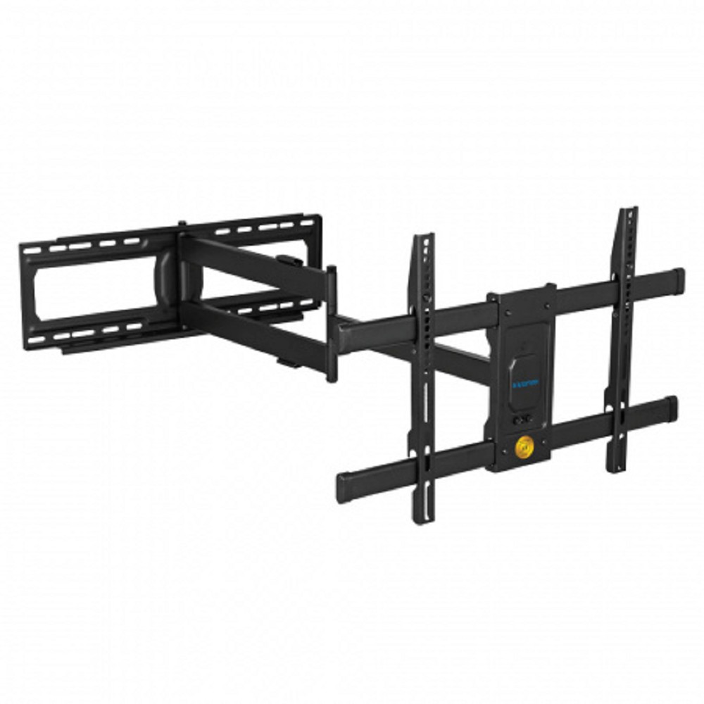 Kromax DIX-30 black, Кр. стал. наст. для TV 32"-65", max 60 кг, 5 ст св., нак. ±10°, пов.90°, от ст. 85-1080 мм, max VESA 600x400 мм.