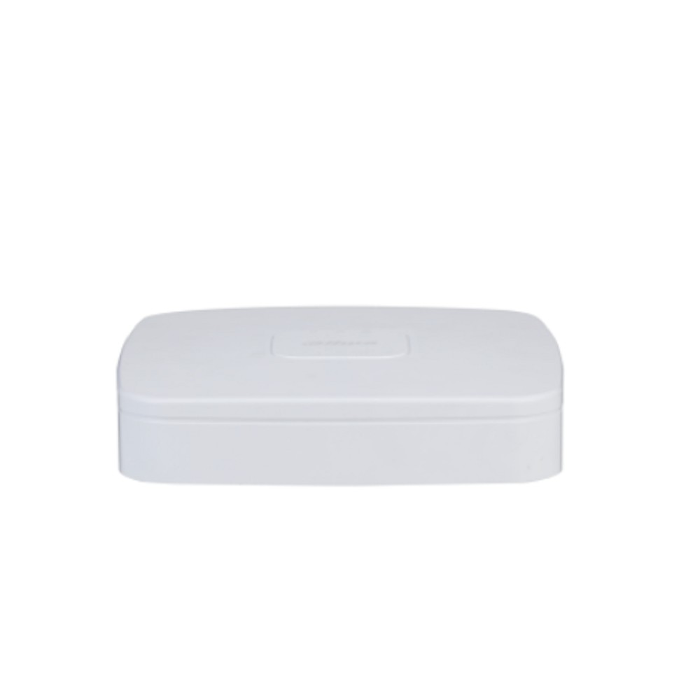 DAHUA DHI-NVR2104-P-4KS3 4-канальный IP-видеорегистратор с PoE, 4K и H.265+, ИИ Входящий поток до 80Мбит/с накопители: 1 SATA III до 20Тбай видеоаналитика (все кн): SMD Plus; видеоаналитика с камер 
