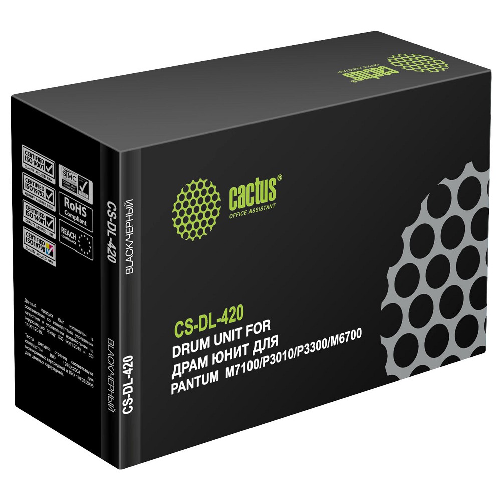Повреждение упаковки Блок фотобарабана Cactus CS-DL-420 DL-420/DL-420P черный ч/б:30000стр.