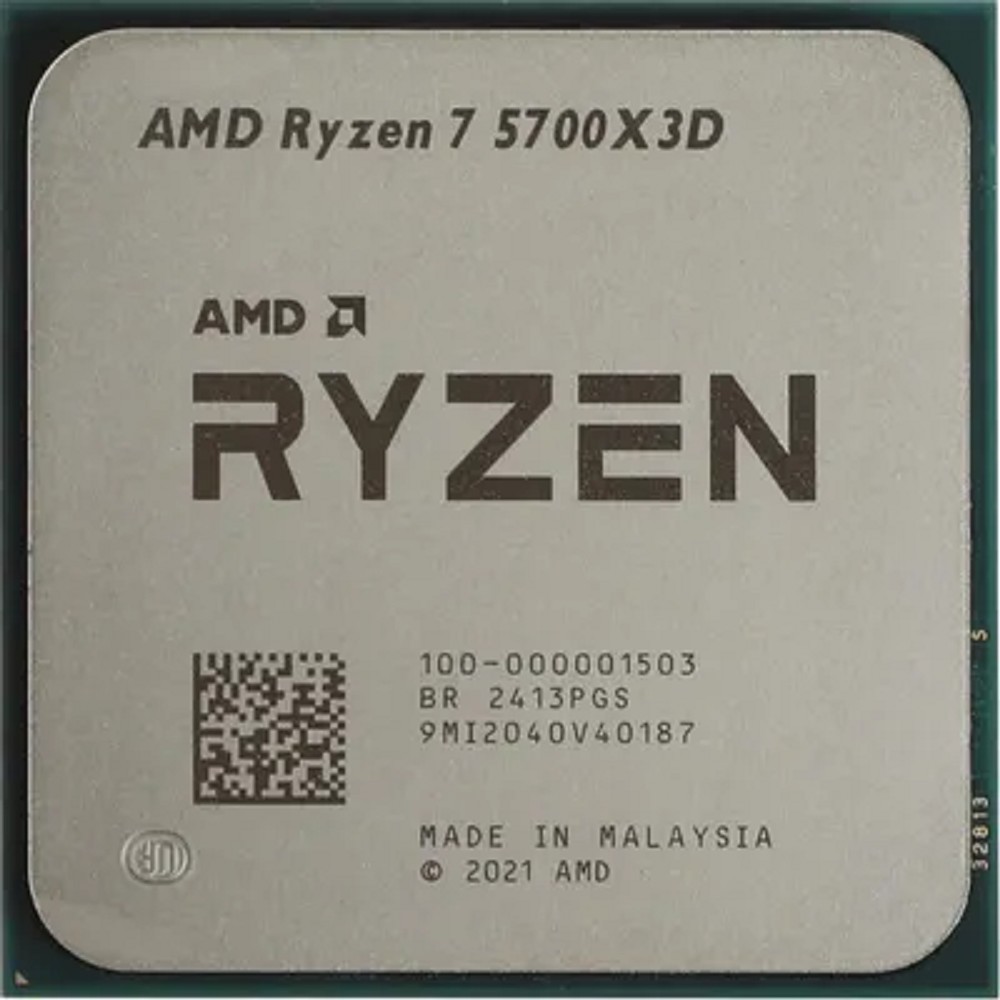 CPU AMD Ryzen 7 5700X3D OEM  (100-000001503) { Base 3,00GHz, Turbo 4,10GHz, Without Graphics, L3 96Mb, TDP 105W, AM4}