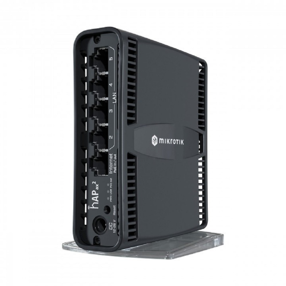 MikroTik C52iG-5HaxD2HaxD-TC Беспроводной маршрутизатор, hAP ax2   WIFI6, 2.4+5Ghz, 5RJ45 1Gbit, 1 POE