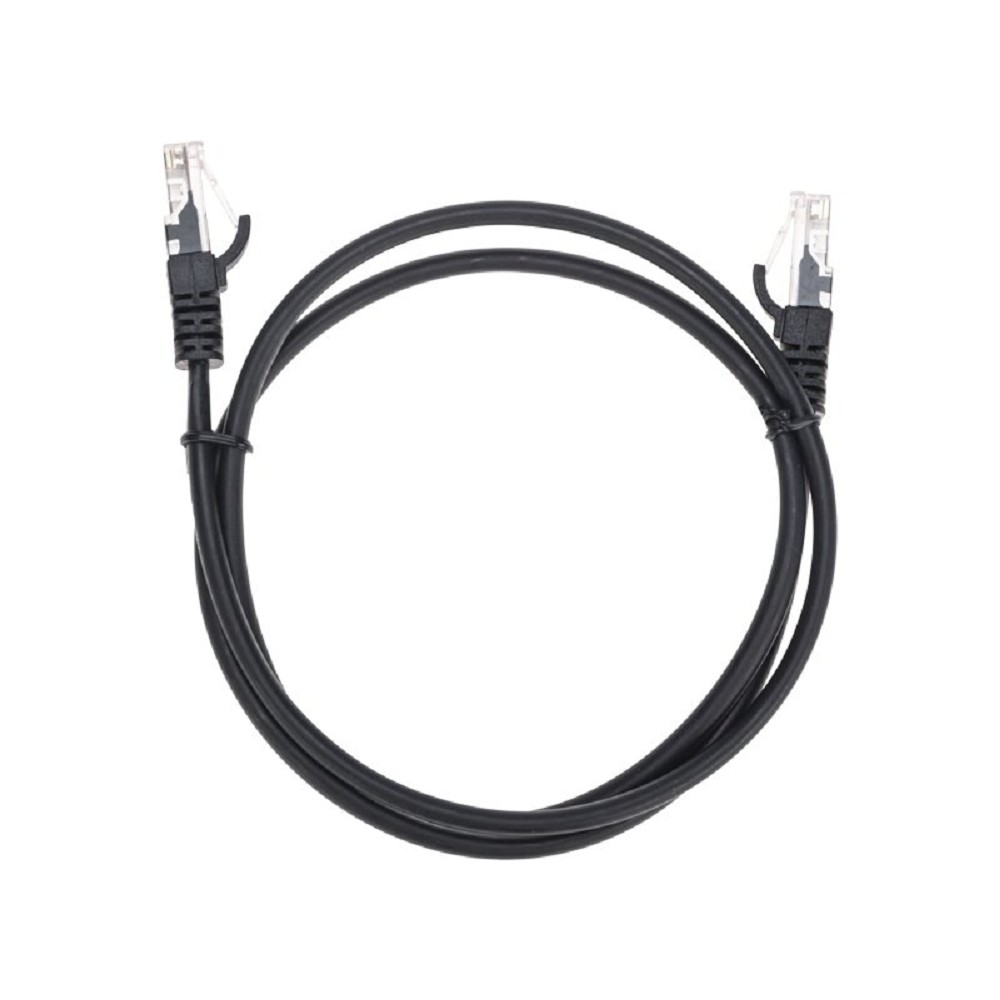 Rexant (02-0102-1) Патч-корд U/UTP, CAT 5e, RJ45-RJ45, 26AWG, LSZH, черный, 1м