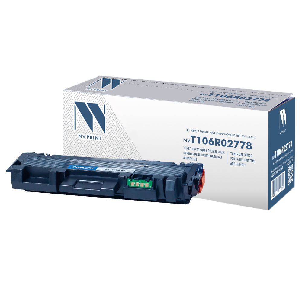 Повреждение упаковки NVPrint 106R02778 Картридж для Xerox Phaser 3052/3260/WC 3215/3225, 3К  AN TO NV-T106R02778