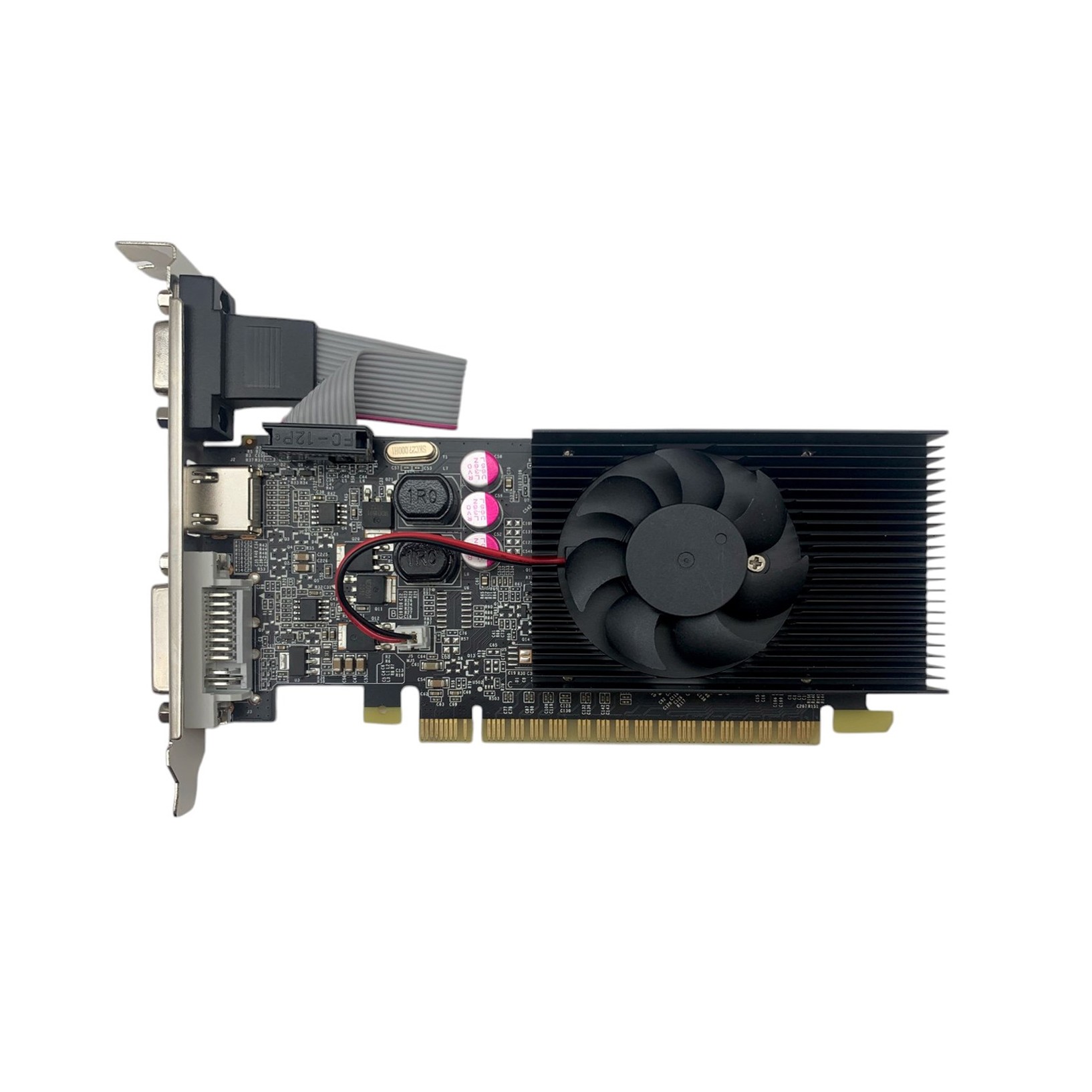Повреждение упаковки Видеокарта CBR G210 1Gb DDR3, 64bit, 589Mhz, 1*HDMI + 1*DVI + 1*VGA, 31W, (GT 210),  Ret [VGA-STX210-1G-RTL]