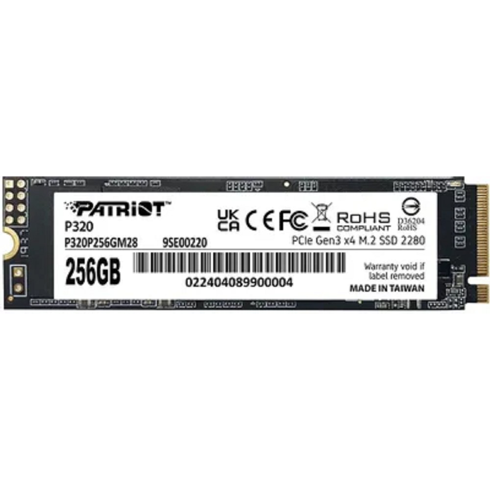 Patriot SSD PCIe 3.0 x4 256GB P320P256GM28 P320 M.2 2280