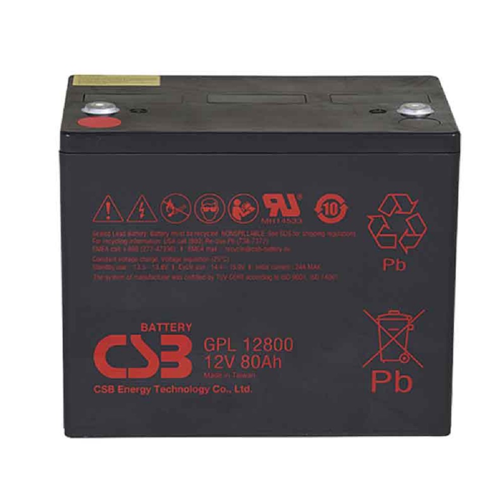 CSB Батарея GPL12800 (12V 80Ah)