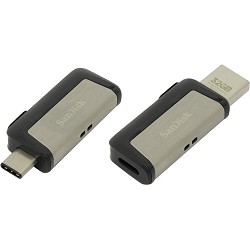 SanDisk USB Drive 32Gb Ultra Dual SDDDC2-032G-G46 {USB3.0, Black}  