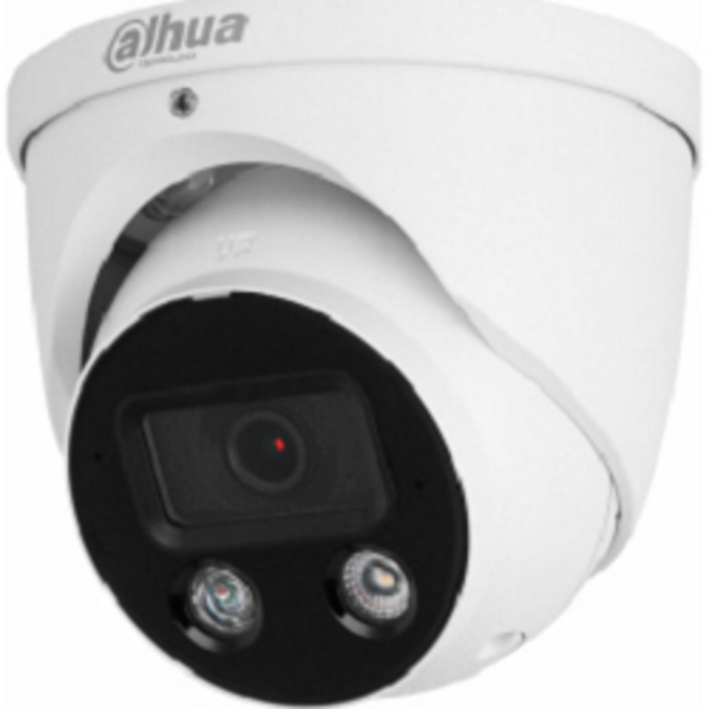 DAHUA DH-IPC-HDW3849HP-AS-PV-0360B-S5 Уличная купольная IP-видеокамера TiOC с ИИ и активным сдерживанием 8Мп; 1/2.7” CMOS; объектив 3.5мм, видеоаналитика, ИК 30м, LED 30м, IP67, металл
