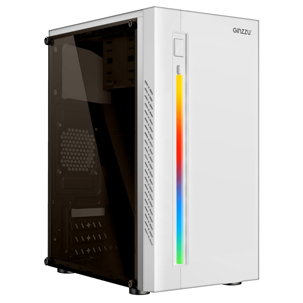 Повреждение упаковки Ginzzu D390 2*USB 2.0,AU White Window