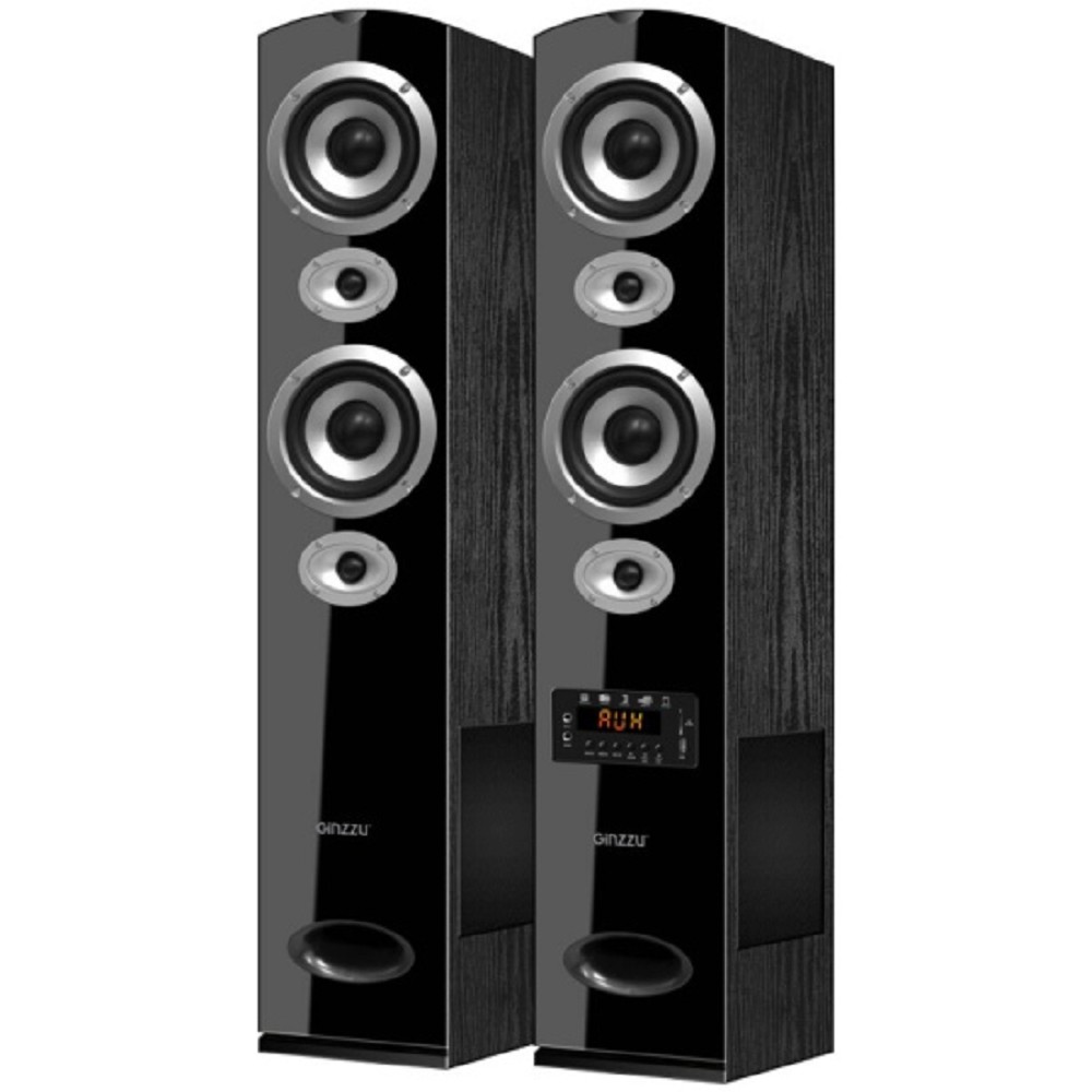 Повреждение упаковки Ginzzu GM-328, Акустическая система 2.0, 2x100W/BT/USB/SD/FM/AUX/ДУ