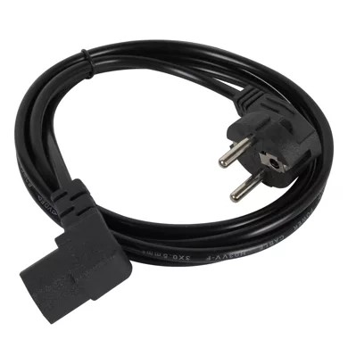 Кабель комп - розетка 220V EU (угол-угол), 1.8m, iOpen <ACE021R-1.8M>
