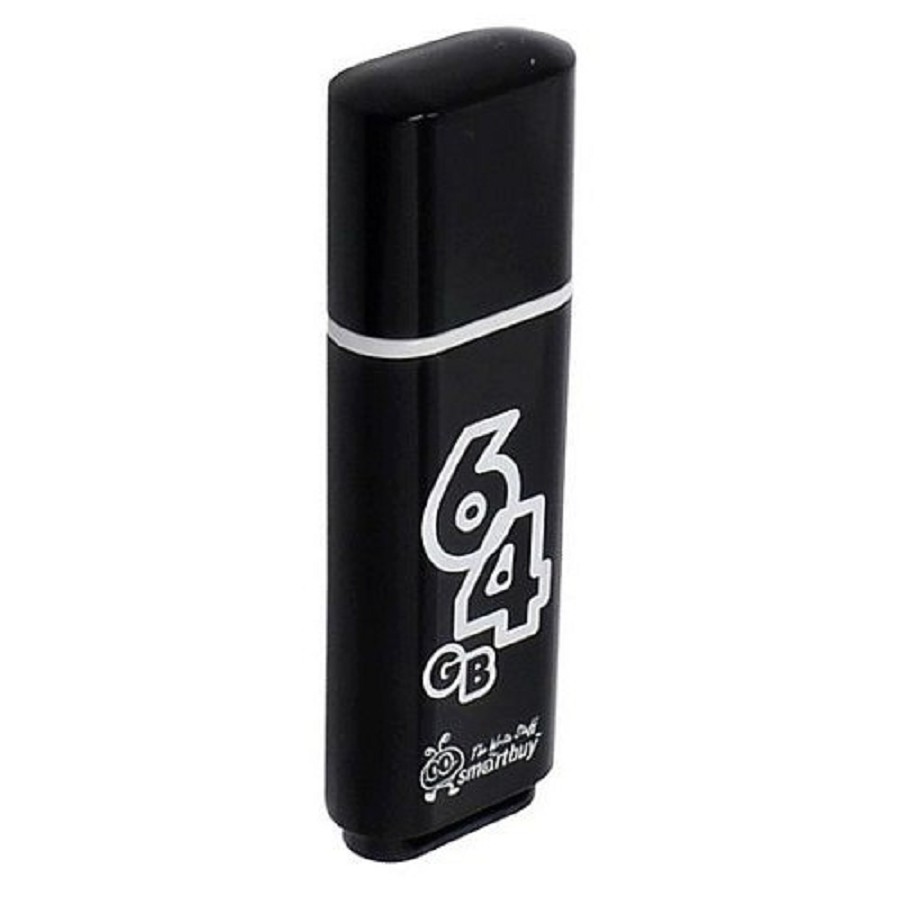 Smartbuy USB Drive 64GB Glossy series Black SB64GBGS-K