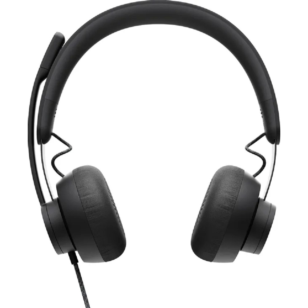 Logitech Zone Wired Teams черный матовый 1.9м накладные USB оголовье (981-000870)