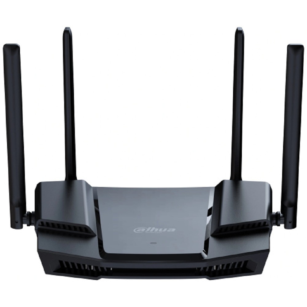 DAHUA DH-AX18 Беспроводной роутер 1x10/100/1000Мбит/с WAN; 3x10/100/1000Мбит/с LAN; 2.4ГГц: 802.11 b/g/n/ax 574Мбит/с; 5 ГГц: 802.11 a/n/a/ac/ax 1201Мбит/с