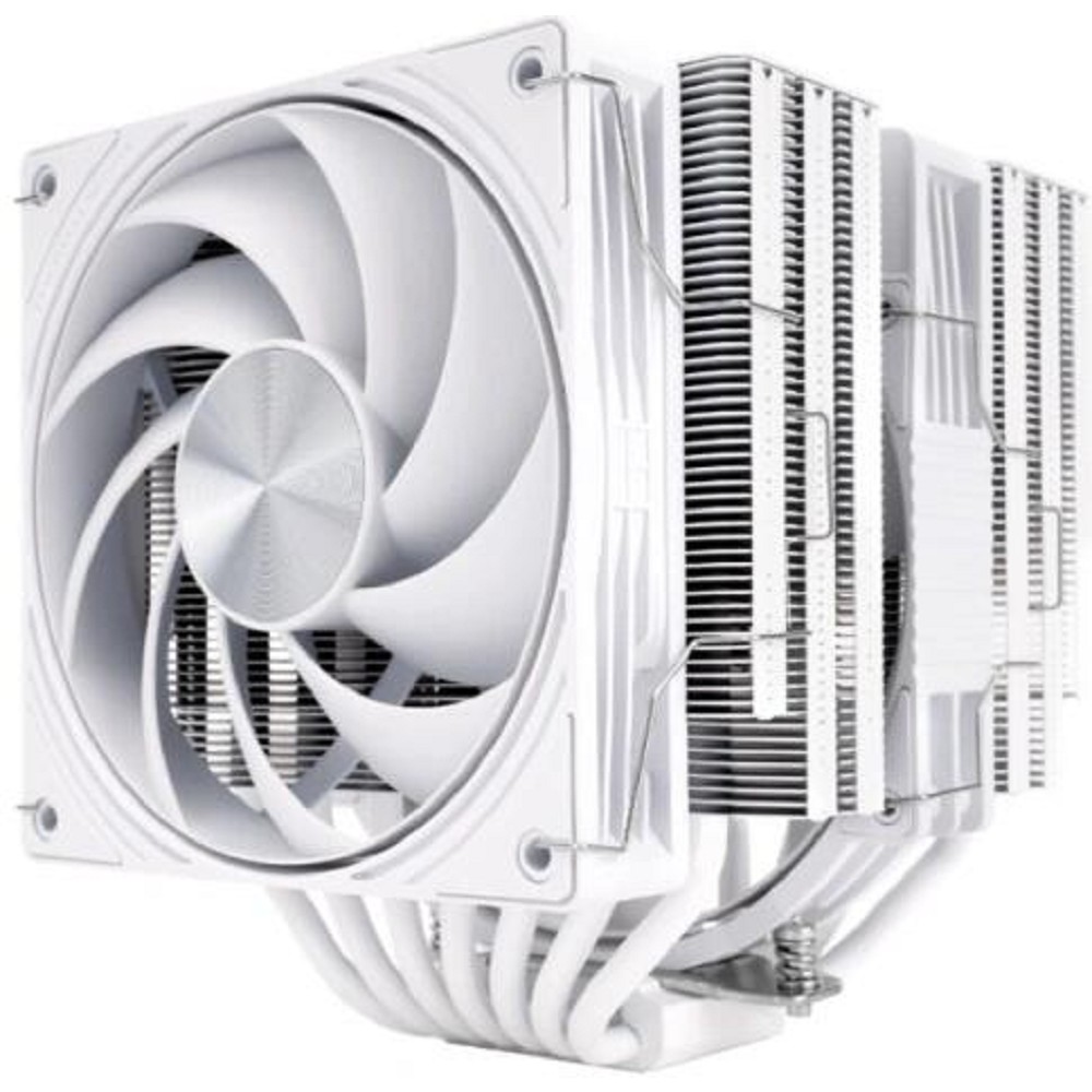 Thermalright Кулер Frost Tower 140 White LGA115X/1200/1700/1851/2011/2066/AM4/AM5 (Dual Tower, 120mm + 140mm PWM Fan, медное основание, 7 тепл. трубок 6мм) / TRFT140W
