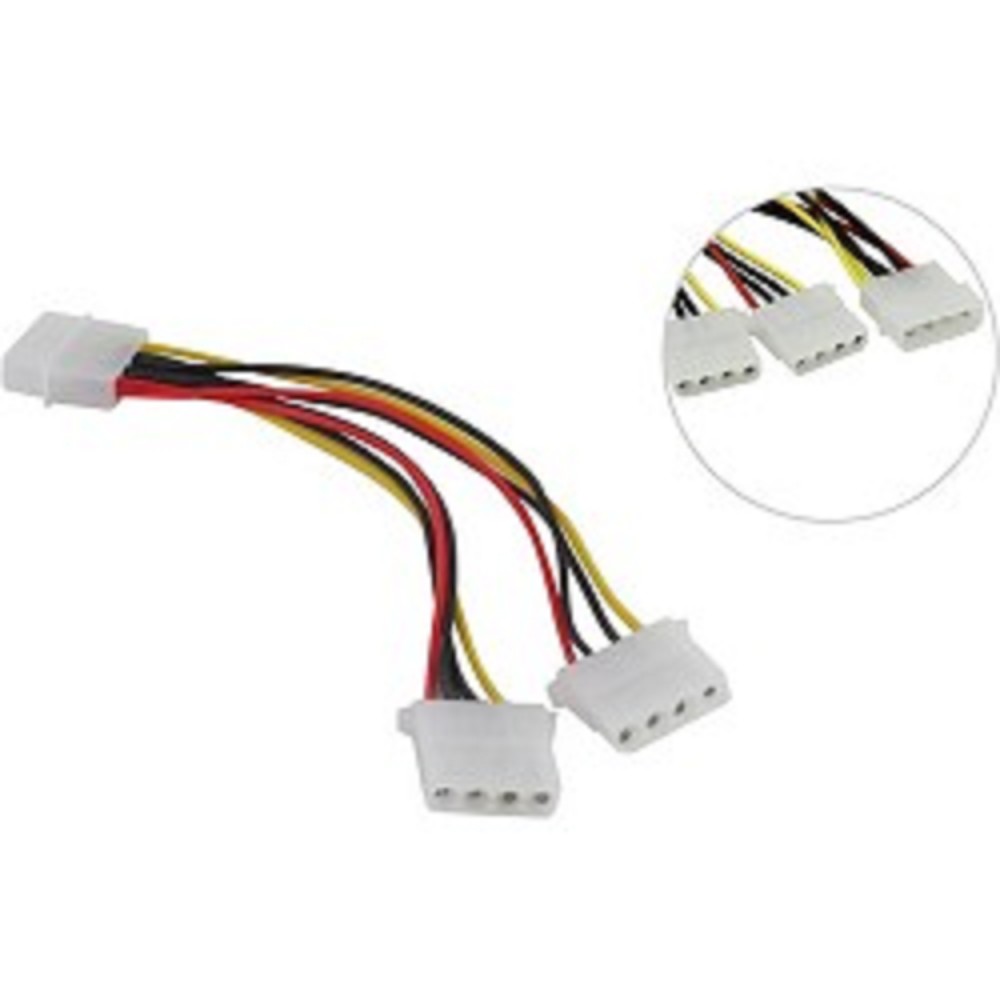 VCOM VPW7570 Размножитель питания IDE-устройств (1-> 2 big, 5+12V) 