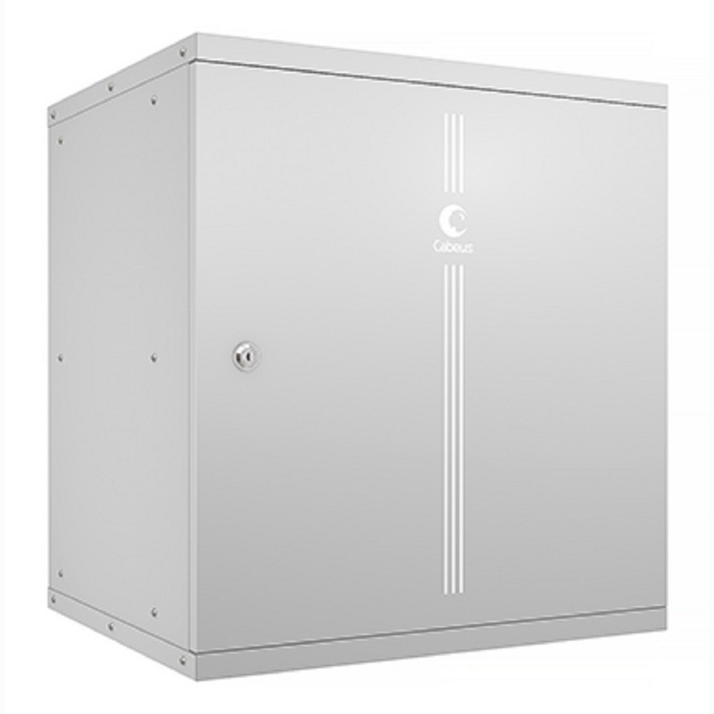 Cabeus WSC-05D-12U55/45m Шкаф телекоммуникационный настенный 19" 12U, серия LIGHT разборный, дверь металл, цвет серый