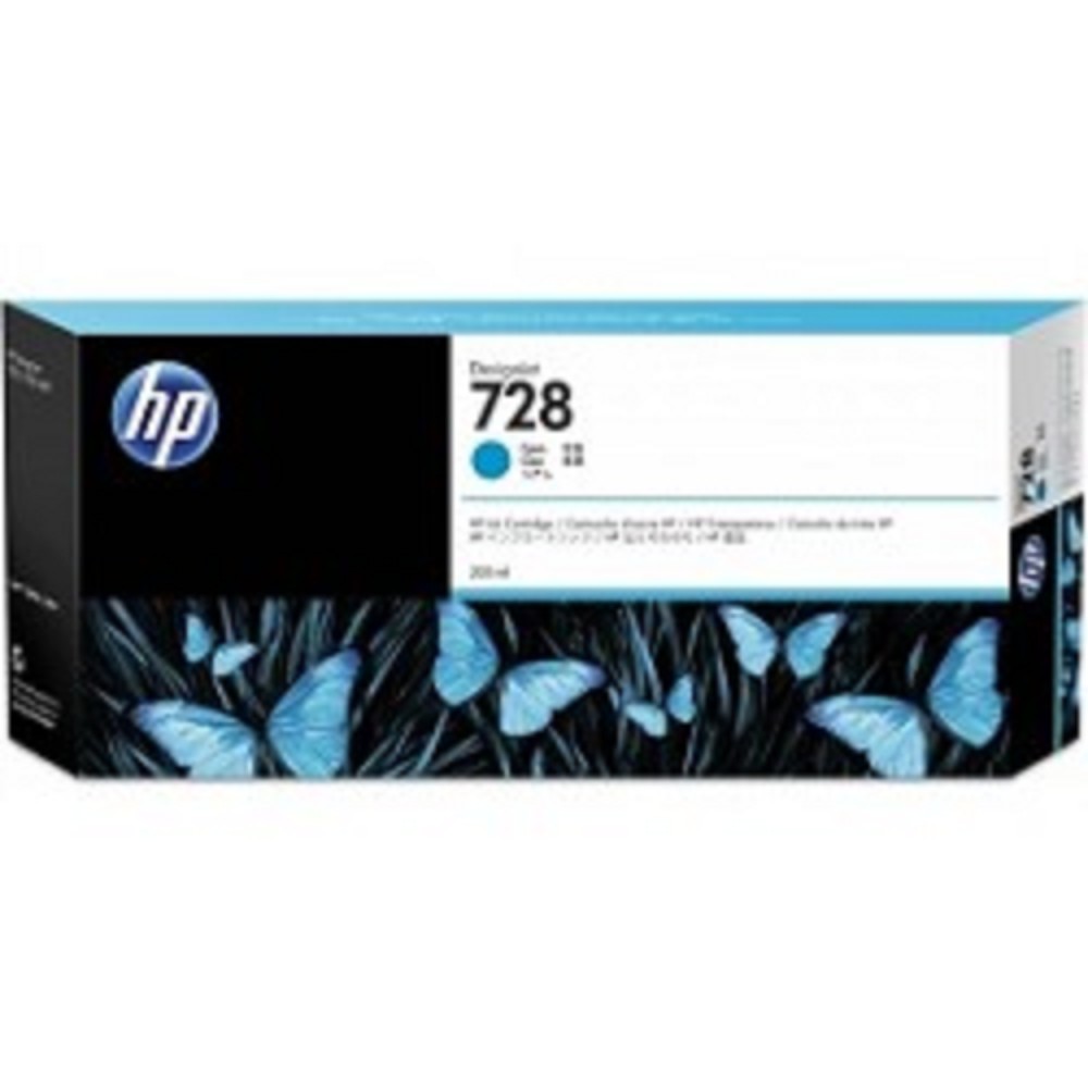 HP F9K17A Картридж №728, Cyan {DJ T730/830 (300 мл.)}