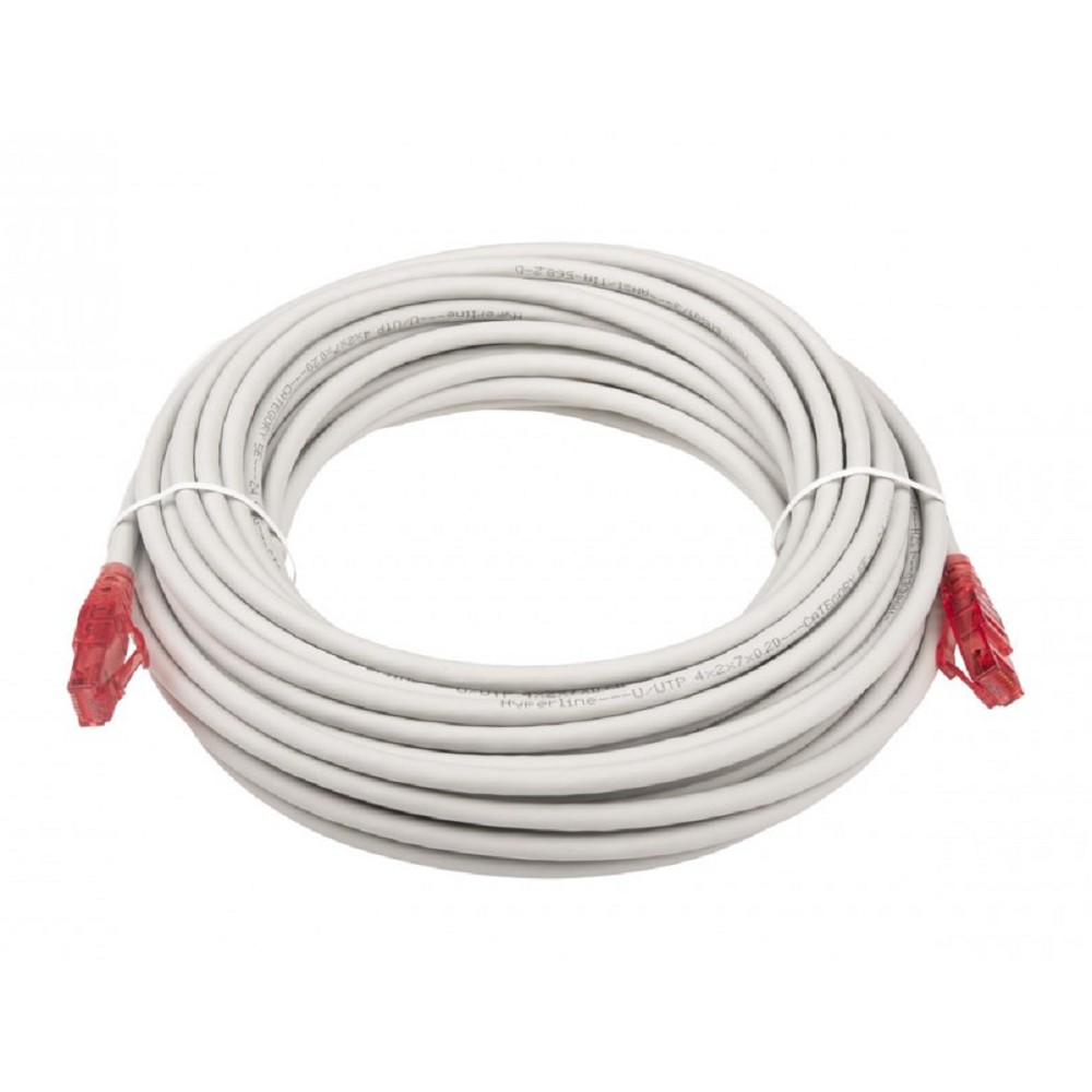 Hyperline PC-LPM-UTP-RJ45-RJ45-C5e-10M-LSZH-GY Патч-корд U/UTP, Cat.5e, LSZH, 10 м, серый 