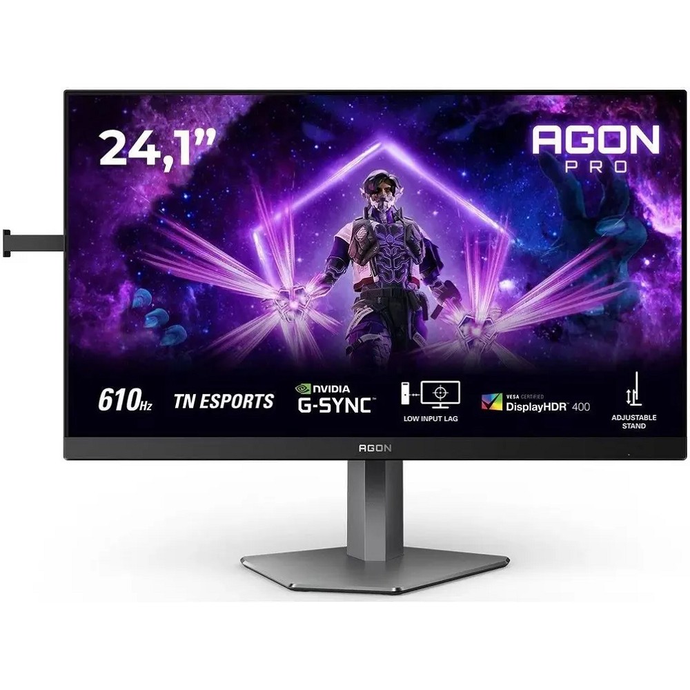 LCD AOC 24.1" AG246FK6 Black/Grey {TN eSports 1920x1080 600Hz (OC 610Hz) 0.5ms 400cd 2xHDMI DisplayPort 4xUSB3.2 HAS Internal Vesa}