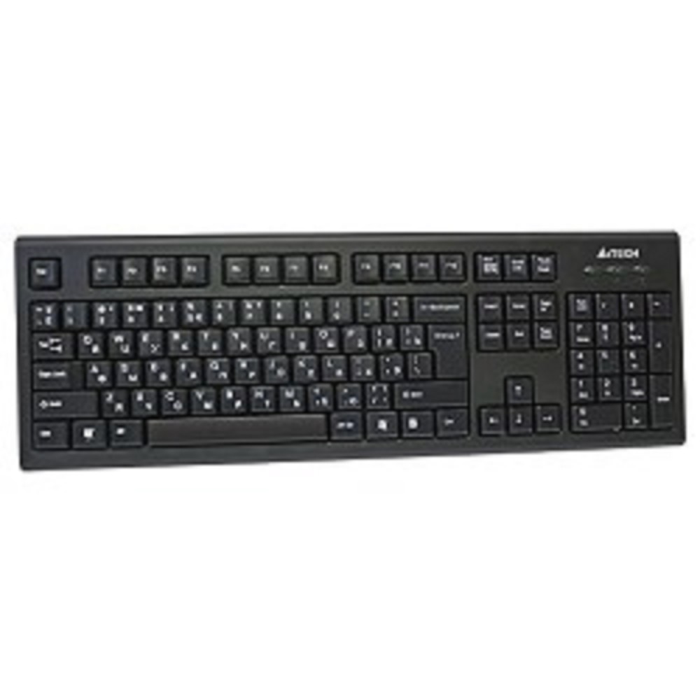 Повреждение упаковки Клавиатура A-4Tech KR-85 black USB, проводная, 104 клавиши [570125]