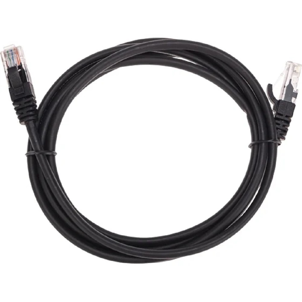 Rexant (02-0102-2) Патч-корд U/UTP, CAT 5e, RJ45-RJ45, 26AWG, LSZH, черный, 2м