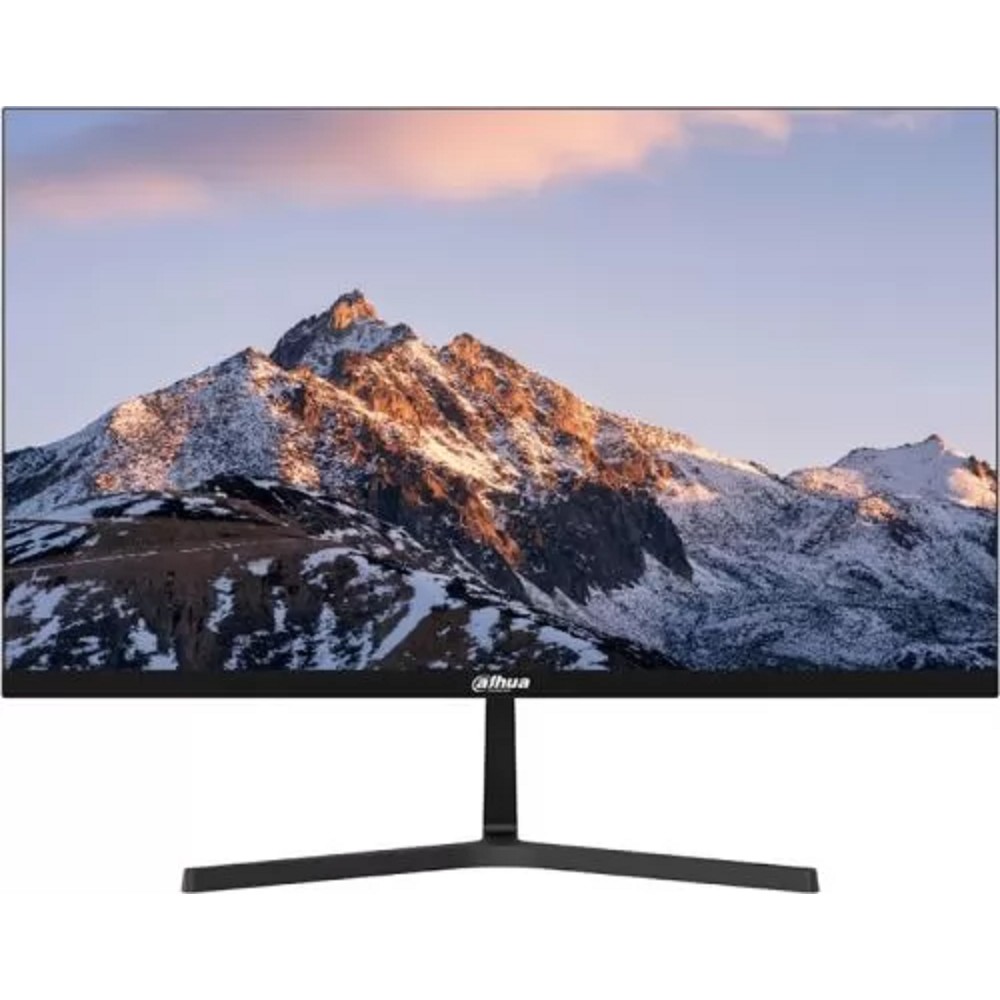 DAHUA DHI-LM27-B200S 27" FHD(1920x1080); VA; LED подсветка; 250 кд/м2; Контраст 3000:1; 100Гц; время отклика 5 мс; VGAx1, HDMIx1; VESA: 75*75 мм; Динамики x2 (1 Вт);