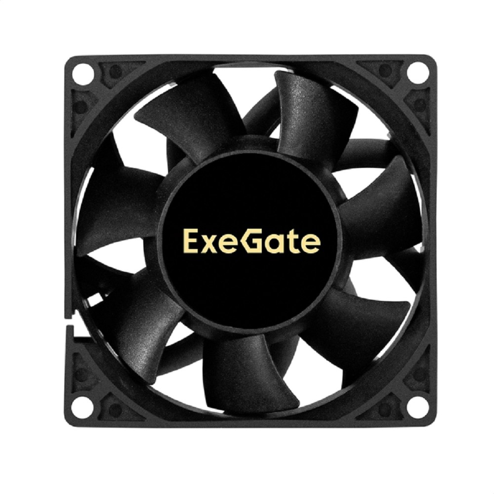 Exegate EX297085RUS Вентилятор 24В DC ExeGate EX08038S3P-24 (80x80x38 мм, Sleeve bearing (подшипник скольжения), 3pin, 4500RMP, 43,2dBA)