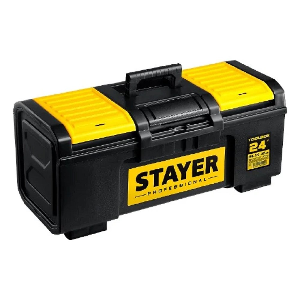 Повреждение упаковки STAYER Ящик для инструмента "TOOLBOX-24" пластиковый, Professional [38167-24]