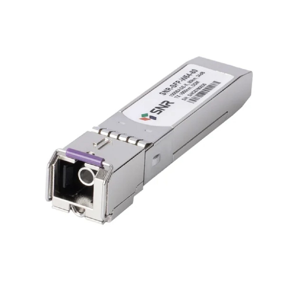 SNR-SFP-W54-80 SNR Модуль SFP WDM, дальность до 80км (24dB), 1550/1490нм