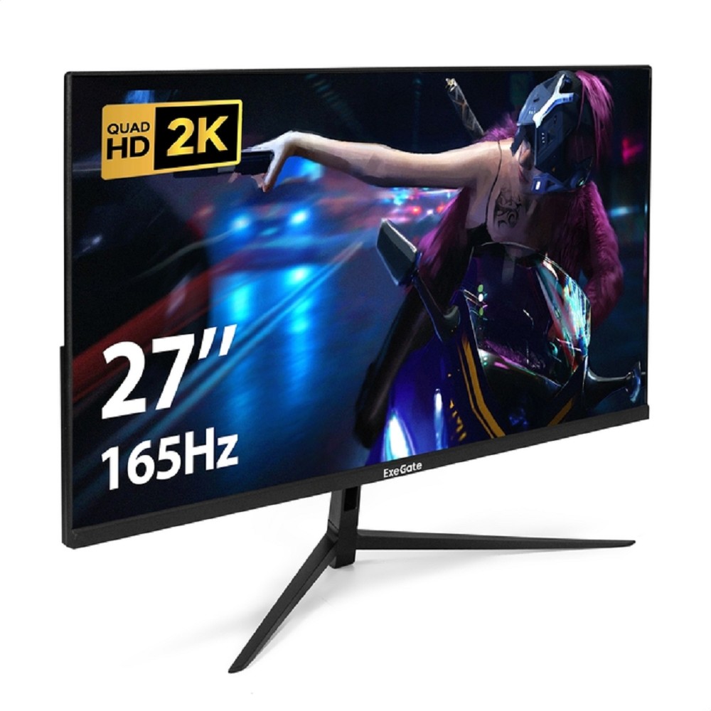 Повреждение упаковки LCD ExeGate 27" EG2700A Combat {IPS 2560x1440 165Hz 1ms 16:9 300cd 1000:1 178/178 HDMI DisplayPort VESA} [EX297305RUS]