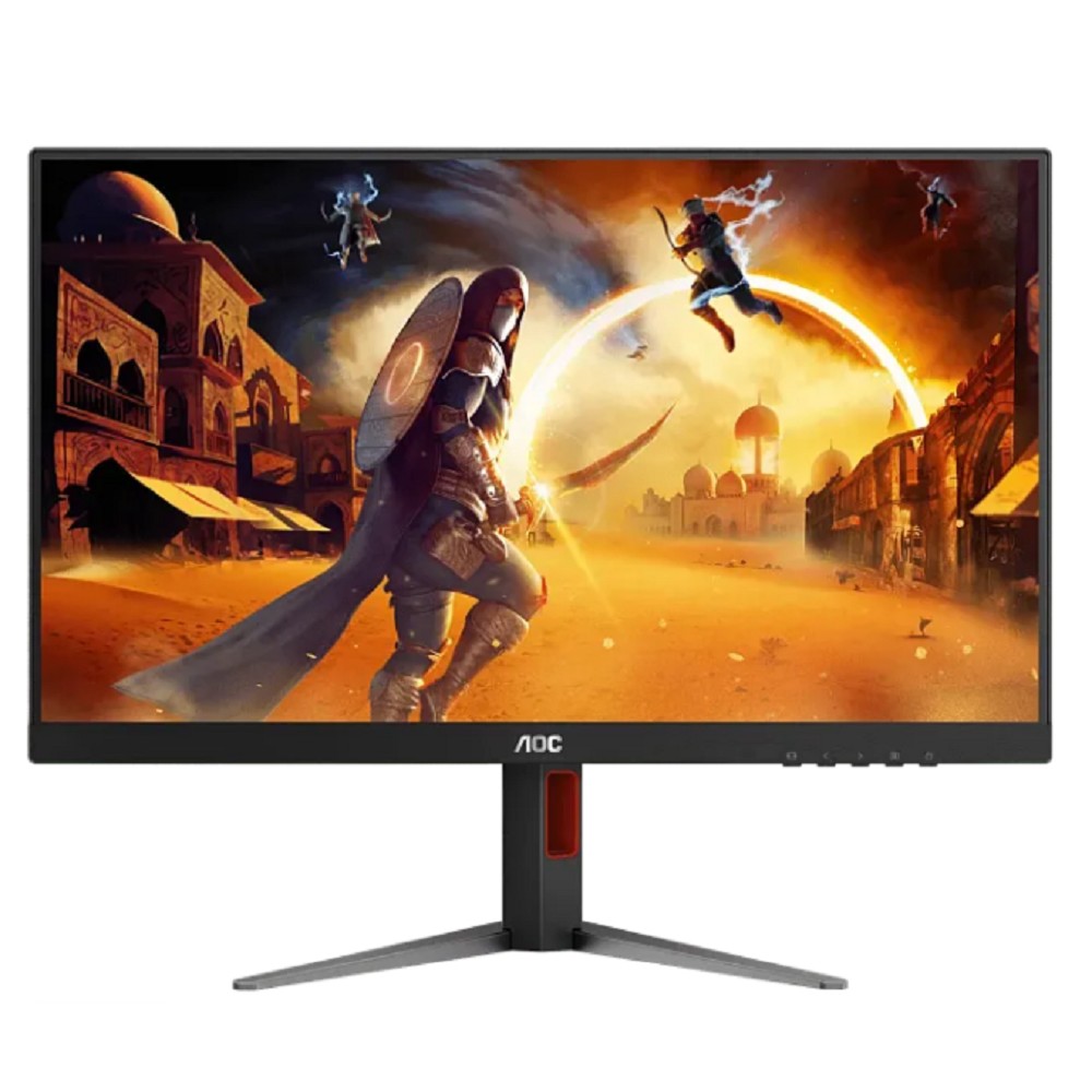 LCD AOC 27" Q27G4/D Black-Red с поворотом экрана {IPS 2560x1440 200Hz 0.3ms 178/178 450cd HDMI2.0 DisplayPort1.4)