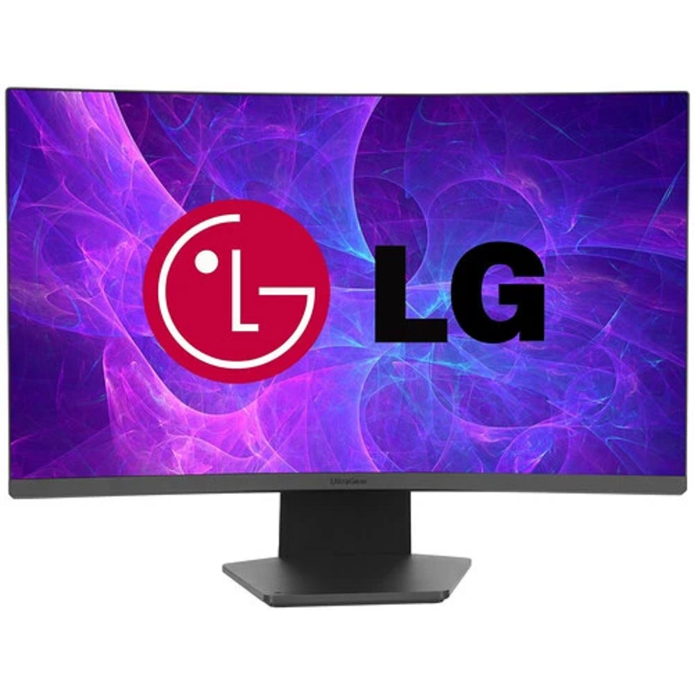 LCD LG 27" 27GS60QC-B {VA curved 2560x1440 180Hz 1ms 178/178 300cd 3000:1 2xHDMI2.0 DisplayPort1.4}