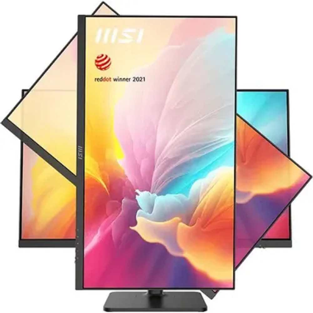 MSI PRO 27" MD272QXP черный {IPS 2560x1440 100Hz 16:9 300cd 178/178 HDMI DisplayPort USB HAS Pivot} [9S6-3PB19H-233]