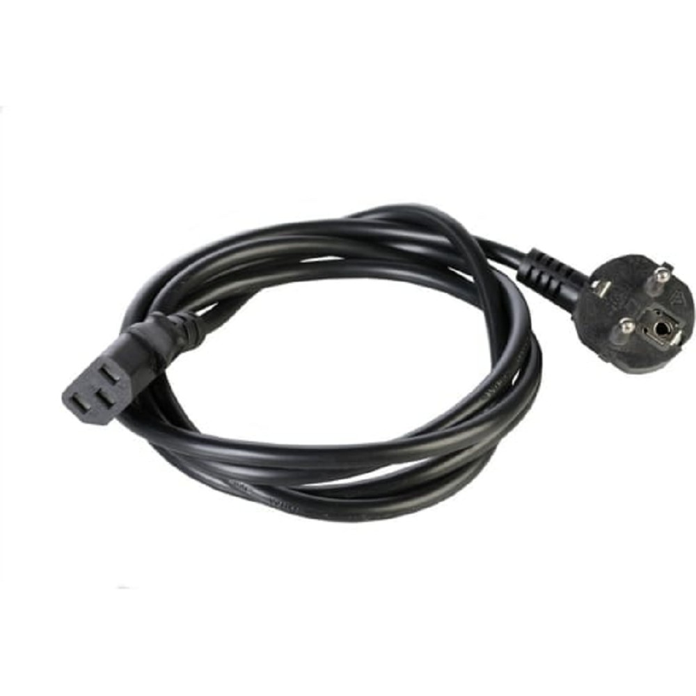 REM Шнур питания с заземлением IEC 60320 C13/EU-Schuko, 10А/250В (3x1,0), длина 5 м. (R-10-Cord-C13-S-5)