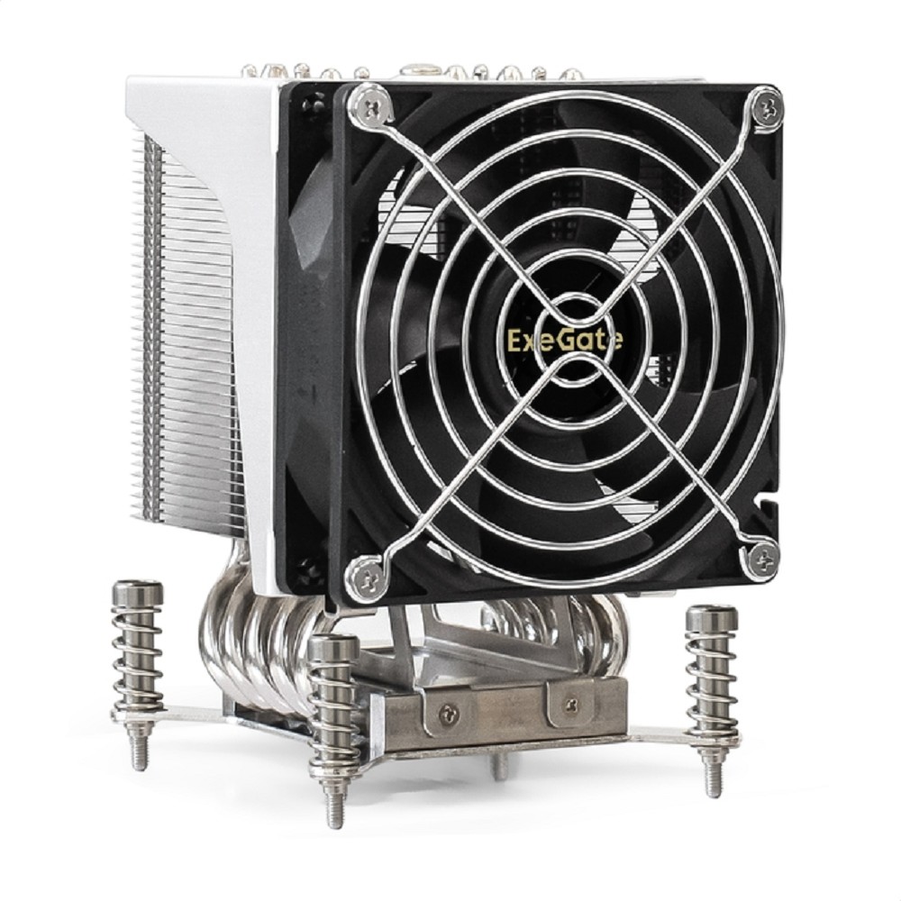 Exegate EX301390RUS Кулер ExeGate ESNK-P0051AP4.PWM.4U.1700.Cu (Al+Cu, 4U, 5 тепл. трубок, LGA1954/1851/1700, TDP 265W, Fan 92mm, PWM, 1300-3800RPM, 2 ball bearing, 4pin, 40db, на винтах, с термопасто