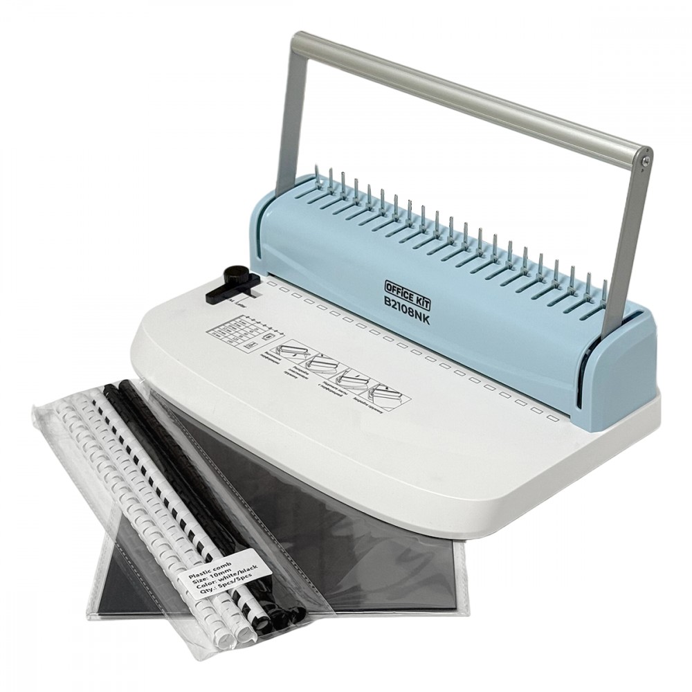 Office Kit  Переплетный аппарат на пластиковую пружину B2108NK