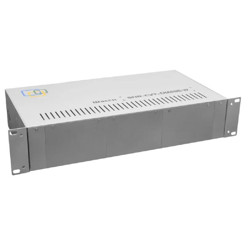 SNR SNR-CVT-CHASSIS-W Шасси конвертерное 2 блока питания Использование шасси для установки конвертеров SNR-100A, SNR-100B, SNR-100A-V2, SNR-100B-V2, SNR-1000SFP, SNR-100SFP-V2