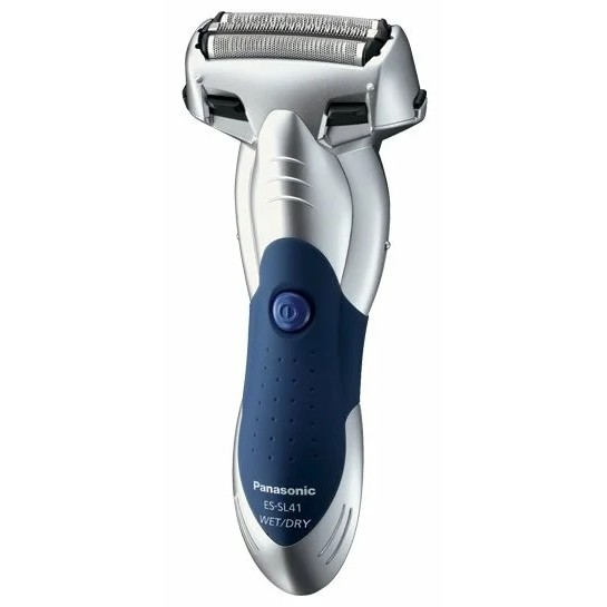 Panasonic ES-SL41-S520 Бритва сетчатая, реж.эл.:3 питан.:аккум. серебристый/синий