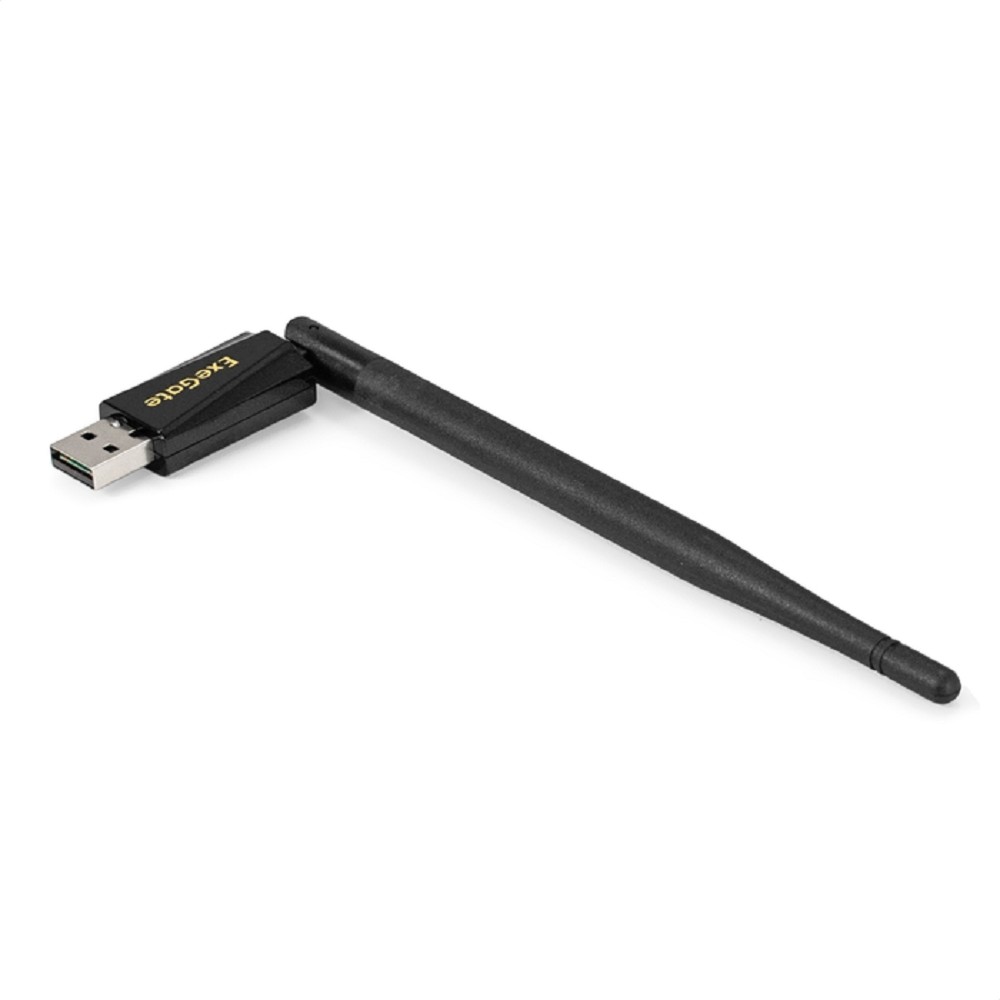 Exegate EX299652RUS Сетевой адаптер Wi-Fi 4 ExeGate EDWA-137-N300-1 (Беспроводной USB адаптер, Wi-Fi N (b/g/n), чипсет Realtek8192, до 300 Мбит/с на 2,4 ГГц, внешняя 3dBi антенна, USB 2.0)