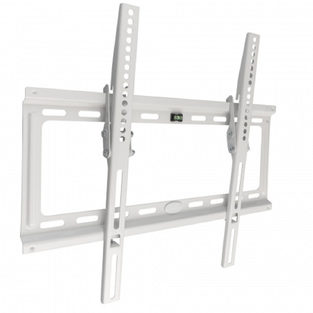 Kromax IDEAL-4 new white, наст. для TV 22"-65", max 50 кг, 1 ст св., нак. 0°-10°, от ст. 23 мм, max VESA 400x400 мм.