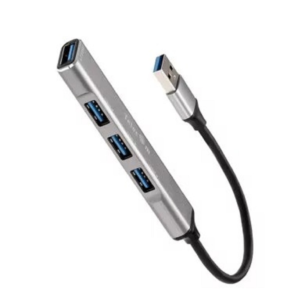 Telecom <TA308U> Переходник USB 3.0 -->USB3.0+3 USB2.0, Aluminum Shell, 0.2м [7958820049743]