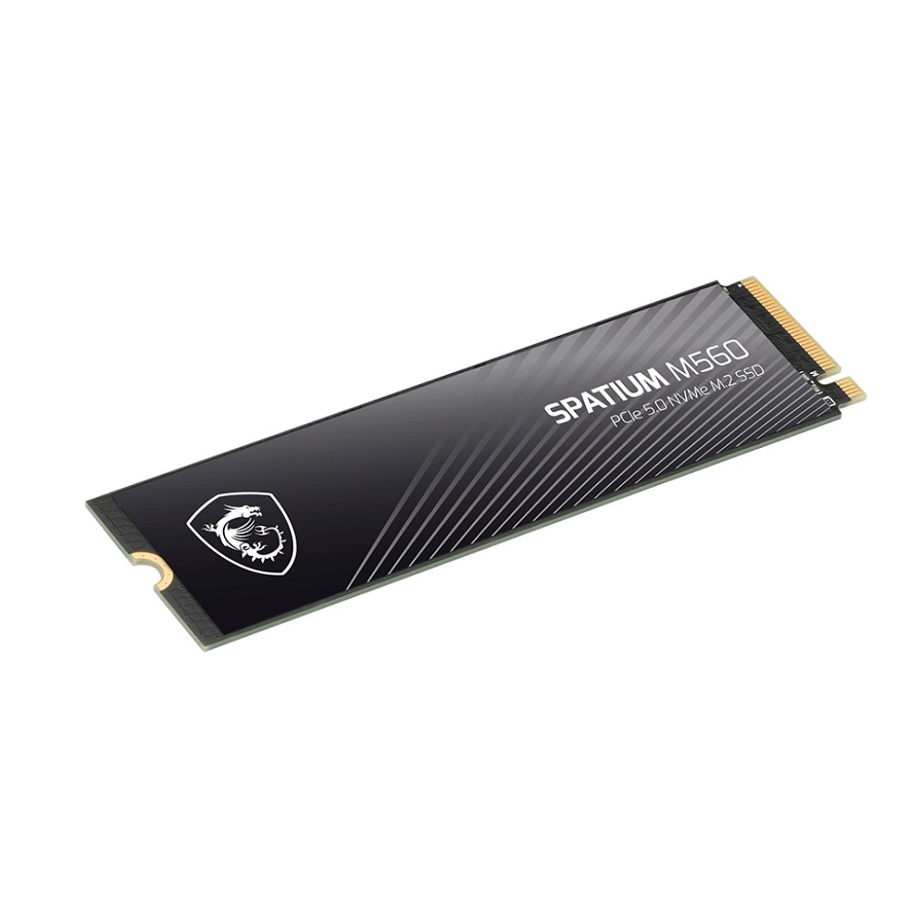 Твердотельный накопитель SSD MSI M.2 2280 1TB SPATIUM M560 Client SSD S78-440L0F0-P83, PCIe Gen5x4 with NVMe