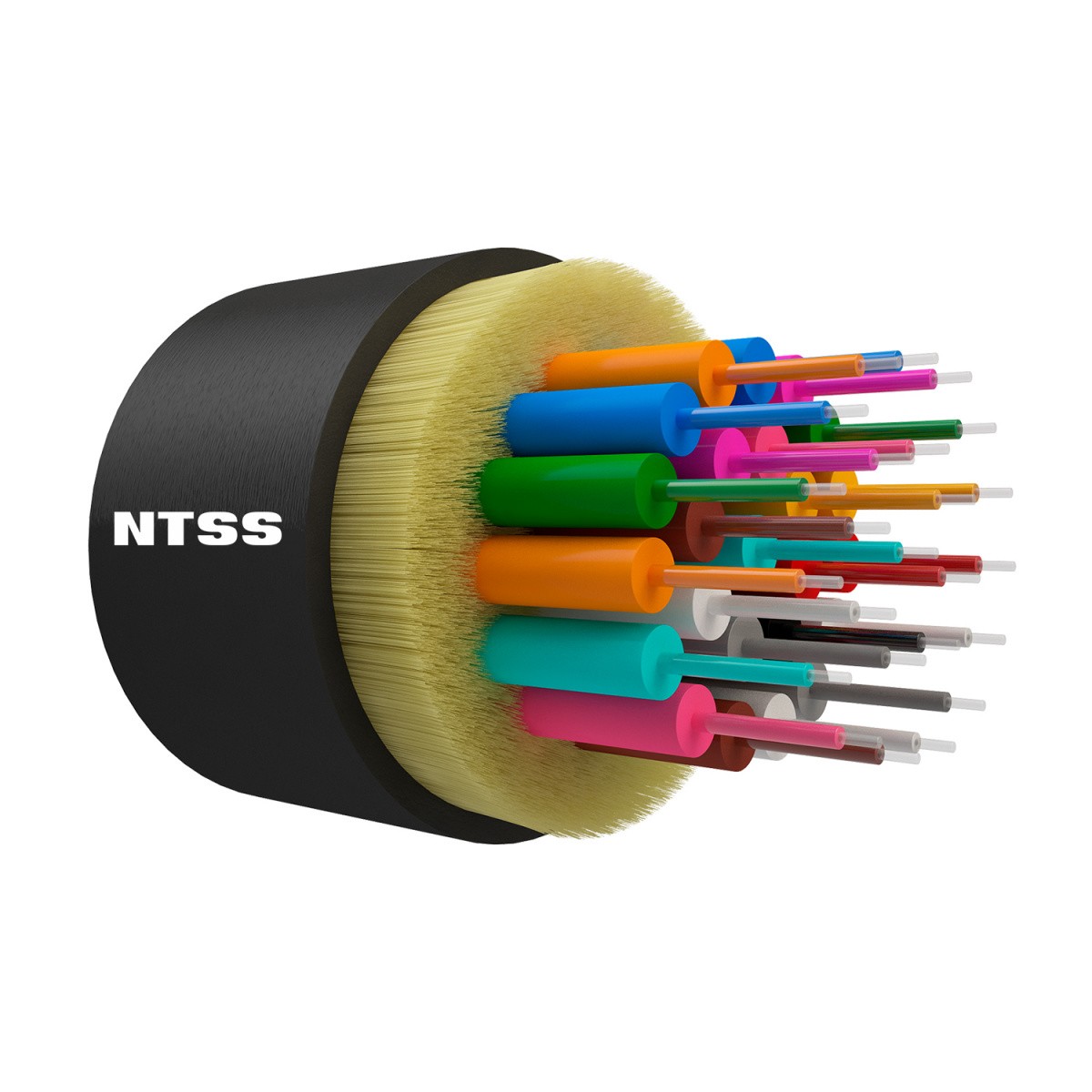 NTSS Оптический кабель распределительный IN/OUT, 24 волокна OM4, 50/125, LSZH, черный NTSS-FO-D-IN/OUT-504-24-LSZH  - 1м