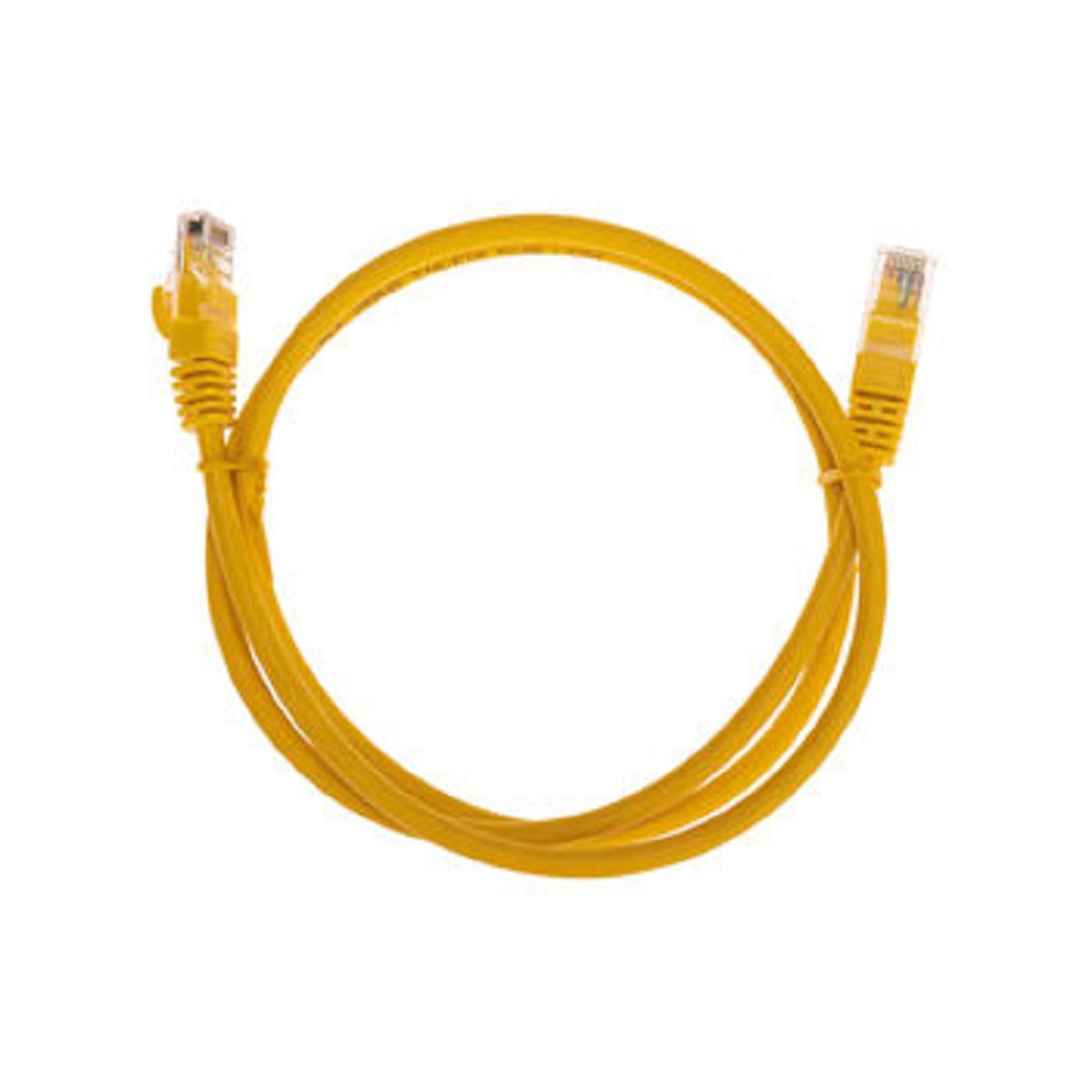 Rexant (02-0295-1) Патч-корд U/UTP, CAT 6, RJ45-RJ45, 26AWG, LSZH, желтый, 1м