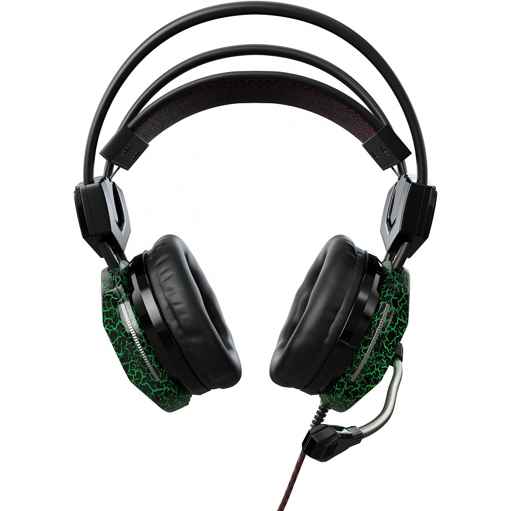 Oklick HS-L500G TOXIC черный 2.2м мониторные оголовье (472656)